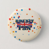 T-SHIRT Brexit Fan Button (Vorderseite)