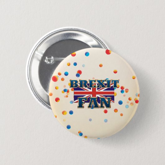 T-SHIRT Brexit Fan Button (Vorne & Hinten)