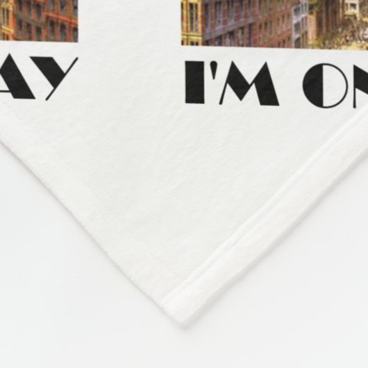 T-SHIRT Broadway-Stern Fleecedecke (Ecke)