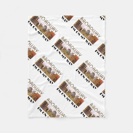 T-SHIRT Broadway-Stern Fleecedecke (Vorderseite)