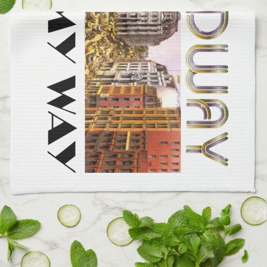 T-SHIRT Broadway-Stern Handtuch (Gefaltet)