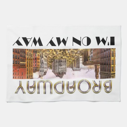 T-SHIRT Broadway-Stern Handtuch (Horizontal)