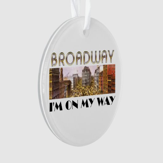 T-SHIRT Broadway-Stern Ornament (Vorderseite)