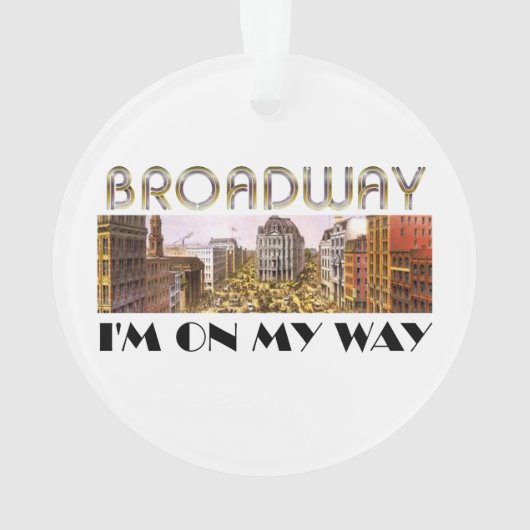T-SHIRT Broadway-Stern Ornament (Rückseite)