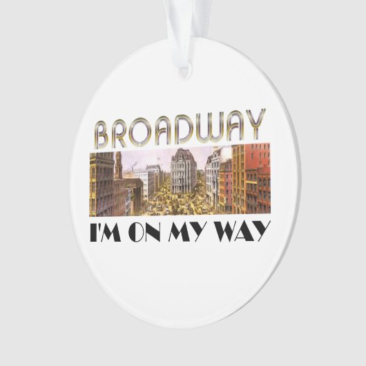 T-SHIRT Broadway-Stern Ornament (Vorderseite)