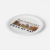 T-SHIRT Broadway-Stern Pappteller (Schrägansicht)