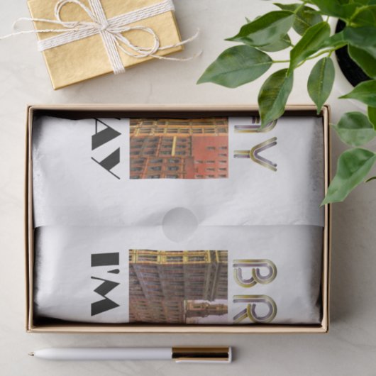 T-SHIRT Broadway-Stern Seidenpapier (Geschenk)