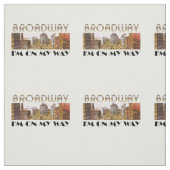 T-SHIRT Broadway-Stern Stoff (Muster)