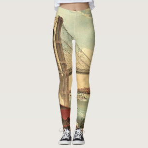 T-SHIRT Brooklyn-Brücke Leggings