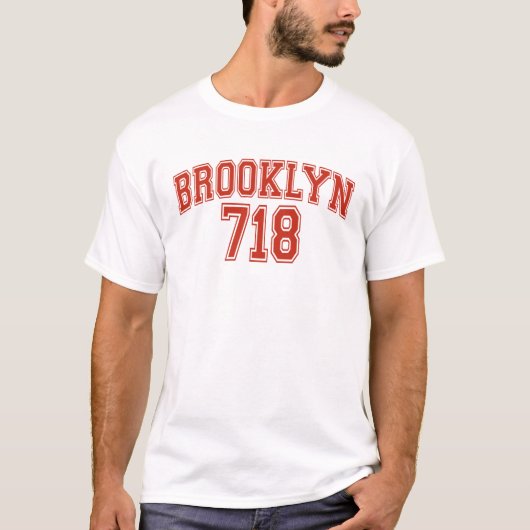 T - Shirt Brooklyns 718 (Vorderseite)