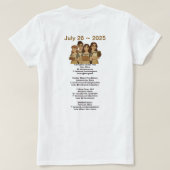 T-Shirt Brot Atisan Messe (Design Rückseite)