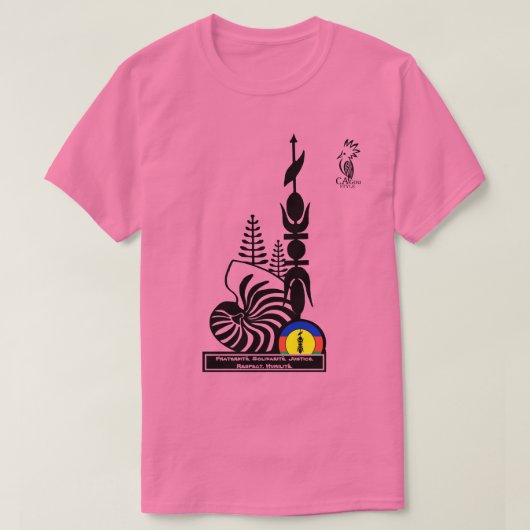 T-Shirt/Brüderlichkeit. Solidarität. Gerechtigkeit T-Shirt (Design vorne)