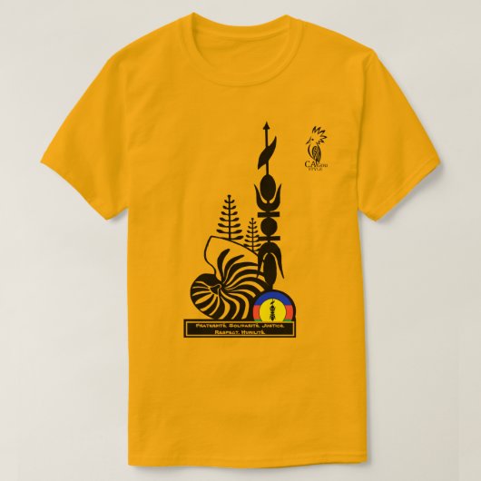 T-Shirt/Brüderlichkeit. Solidarität. Gerechtigkeit T-Shirt (Design vorne)