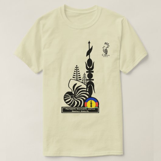 T-Shirt/Brüderlichkeit. Solidarität. Gerechtigkeit T-Shirt (Design vorne)