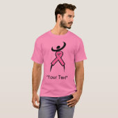 T - Shirt - Brustkrebs-Bewusstsein (Vorne ganz)