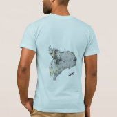 T - Shirt: Büffel T-Shirt (Rückseite)