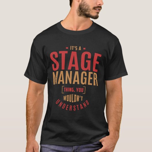 T - Shirt Bühne Manager (Vorderseite)