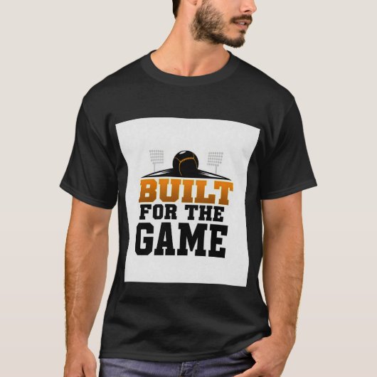 T-Shirt Built for the Game Baseball-Stadion (Vorderseite)