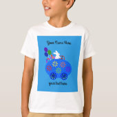 T - Shirt Bunny Riding Egg Car #2 (Vorderseite)