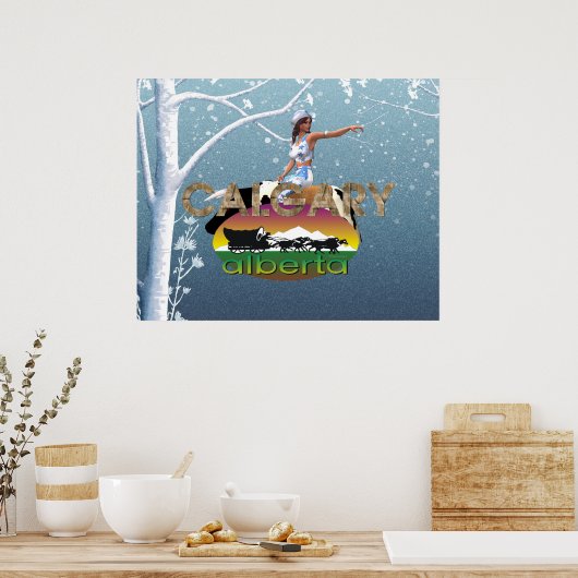 T-SHIRT Calgary Poster (Küche)