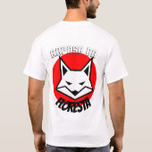 T-shirt camisa minimalista logo de raposa (Rückseite)