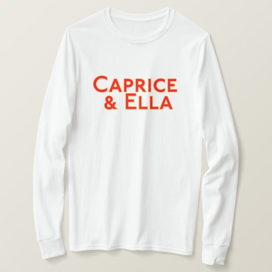 T-Shirt "Caprice & Ella Long Sleeve" (Design vorne)