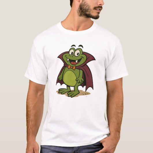 T-Shirt Cartoon-Vampirfrosch (Vorderseite)