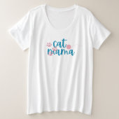 T-shirt Cat Mama, (Design vorne)