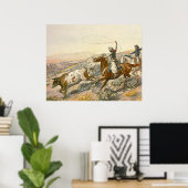 T-SHIRT Cattle Drive Poster (Heimbüro)