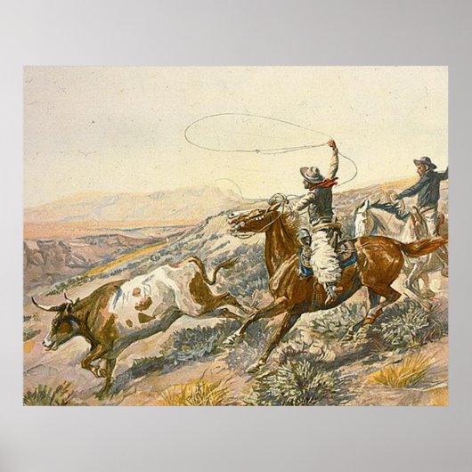 T-SHIRT Cattle Drive Poster (Vorne)