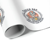 T-Shirt Cheer Dad Surviving Comp Wochenende Skelet Geschenkpapier (Rolleneckpunkt)