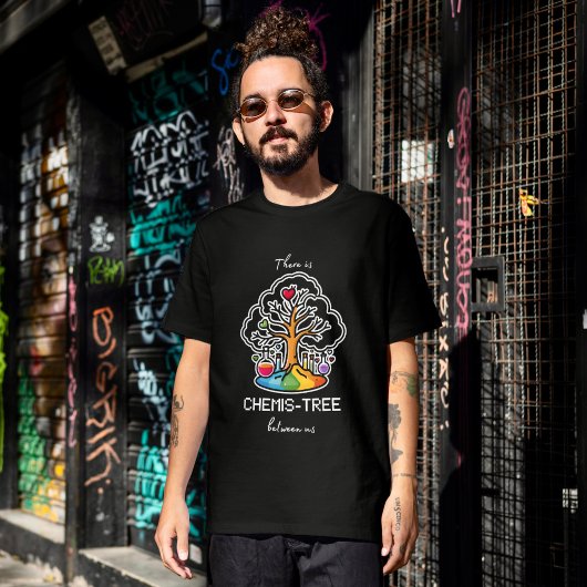 T-Shirt CHEMIS-TREE between us schwarzer Baum