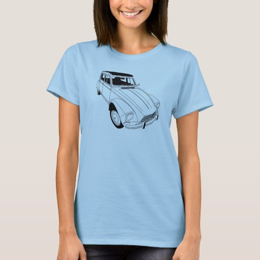 T - Shirt Citroen Dyane (Vorderseite)