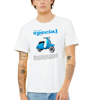 T - Shirt Classic Scooter V-50 Special Blue