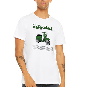 T - Shirt Classic Scooter V-50 Special Forest Gree