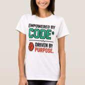 T-Shirt 'Code With Purpose' (Vorderseite)