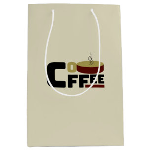 T - Shirt "Coffee Lover's Club" Mittlere Geschenktüte