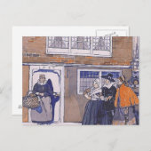 T-SHIRT Colonial Winter Postkarte (Vorne/Hinten)