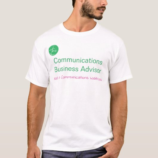 T-Shirt 'Communications Business Advisor' (Vorderseite)