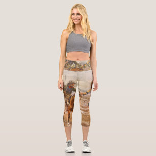 T-SHIRT-Compader Capri Leggings