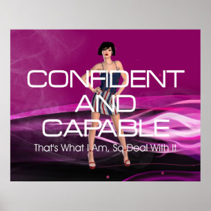 T-SHIRT Confident Poster