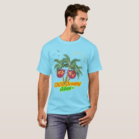 T - Shirt cool Oceany Vibes (Vorne ganz)
