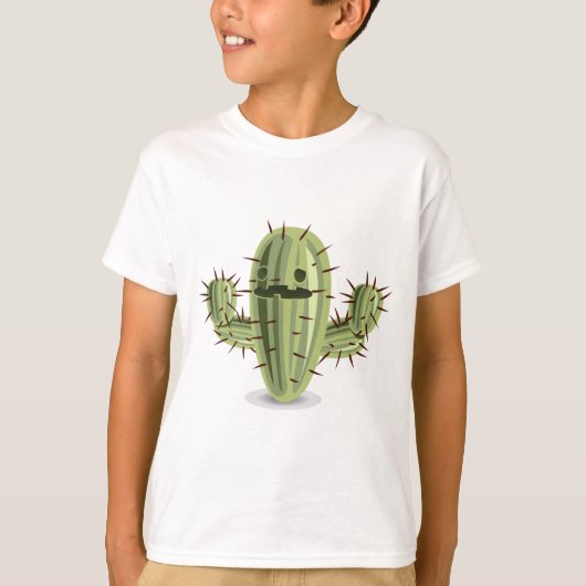 T - Shirt "cooler Kaktus" für Kinder (Vorderseite)
