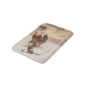 T-SHIRT Cowboy-Leben Badematte (Schrägansicht)