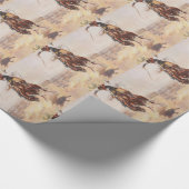 T-SHIRT Cowboy-Leben Geschenkpapier (Ecke)