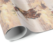 T-SHIRT Cowboy-Leben Geschenkpapier (Rolleneckpunkt)
