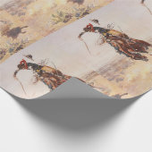 T-SHIRT Cowboy-Leben Geschenkpapier (Ecke)