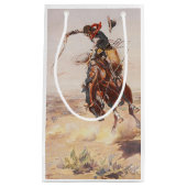 T-SHIRT Cowboy-Leben Kleine Geschenktüte (Vorderseite)