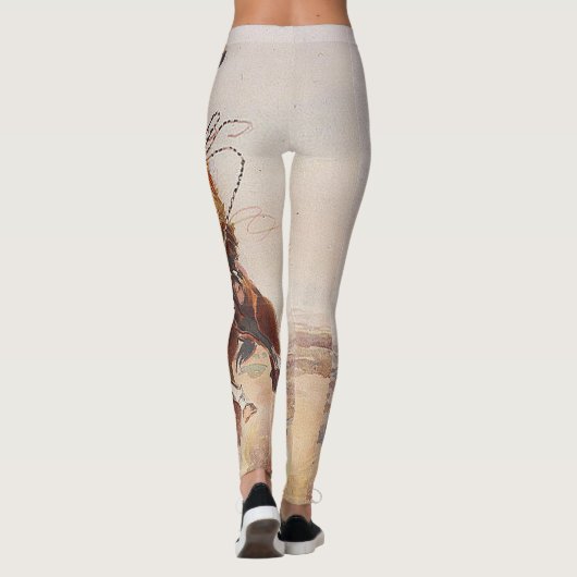 T-SHIRT Cowboy-Leben Leggings (Rückseite)