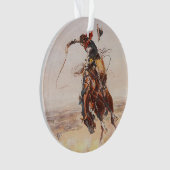 T-SHIRT Cowboy-Leben Ornament (Vorderseite)